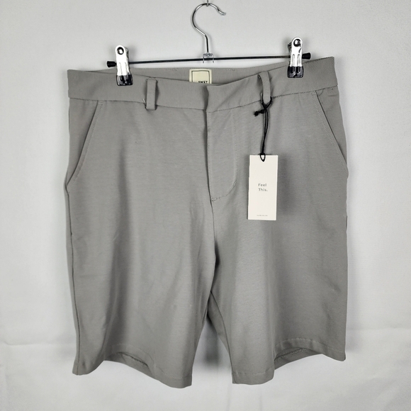 NWT Swet Tailor Men's The Everyday Chino Short in Grey Waist Size 30 - Picture 2 of 7